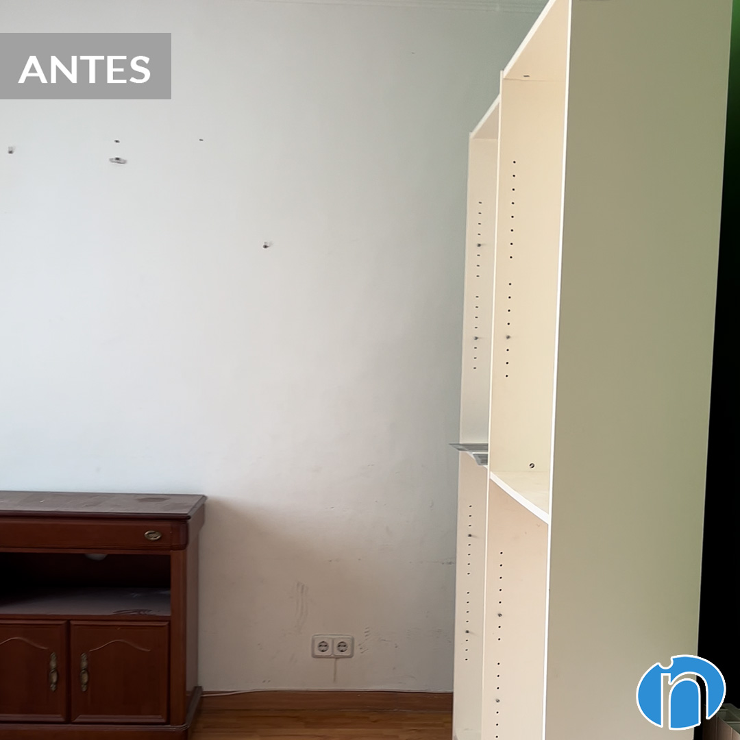 Antes y después de reforma integral en calle Comandante Benítez