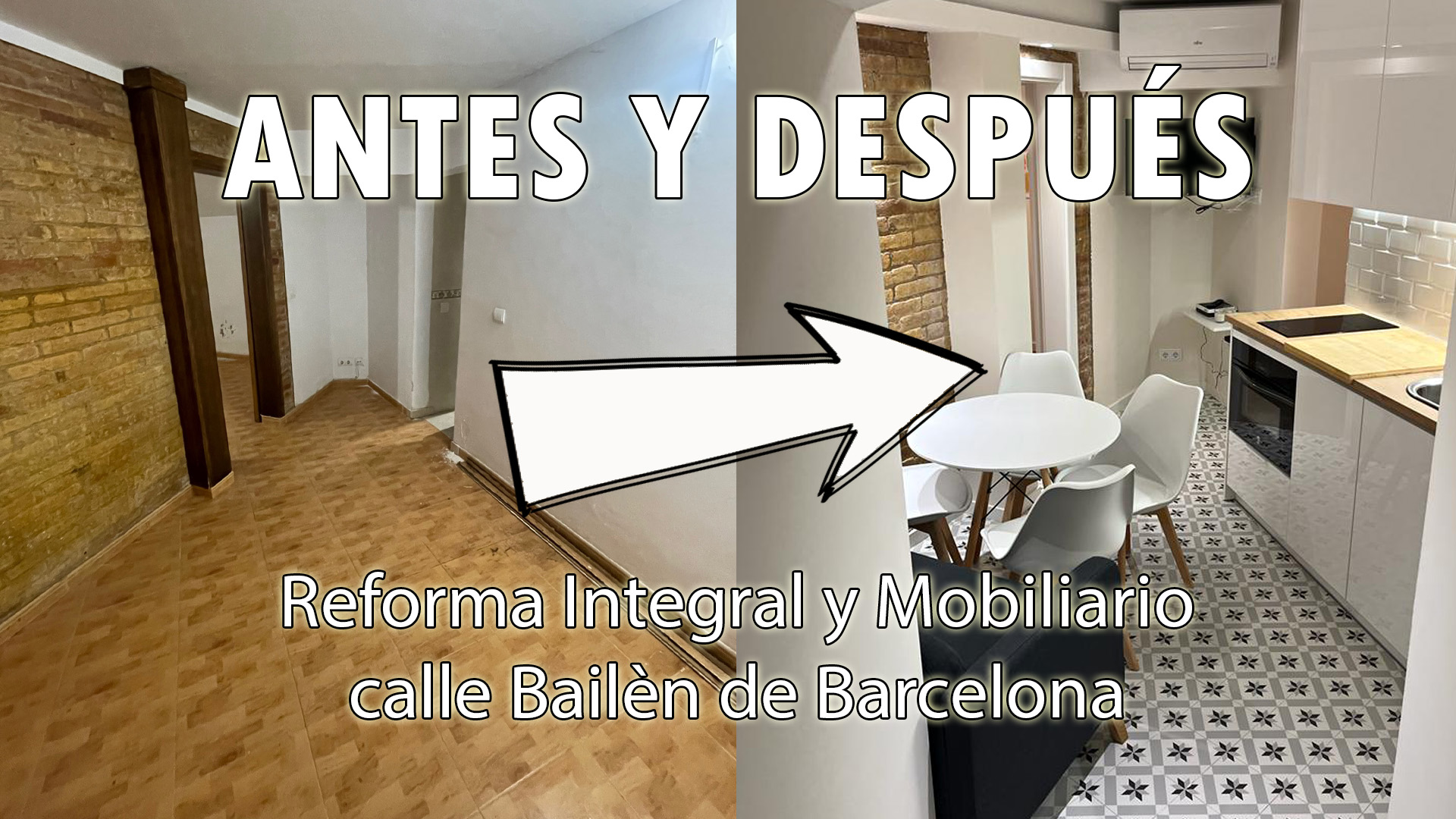Antes y después: reforma integral en calle Bailén