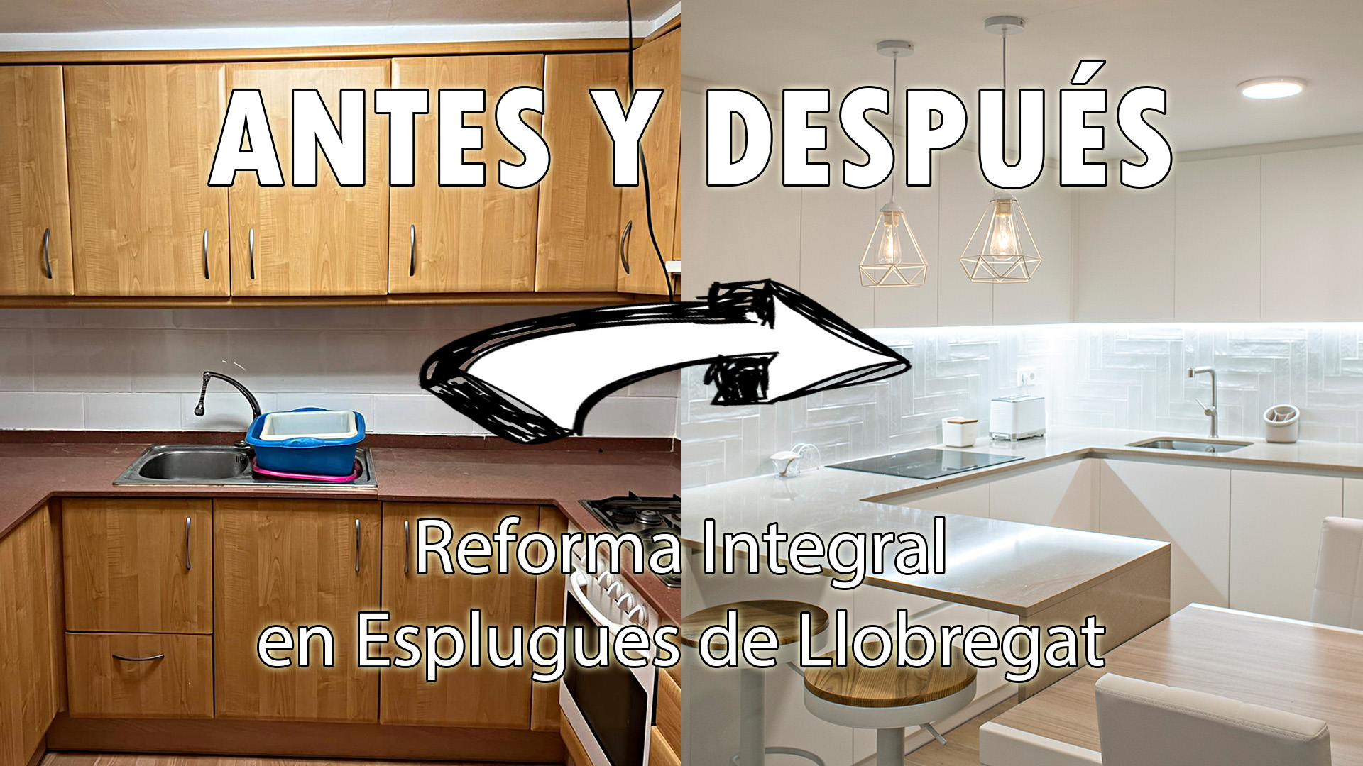 Antes y después: reforma integral en Esplugues
