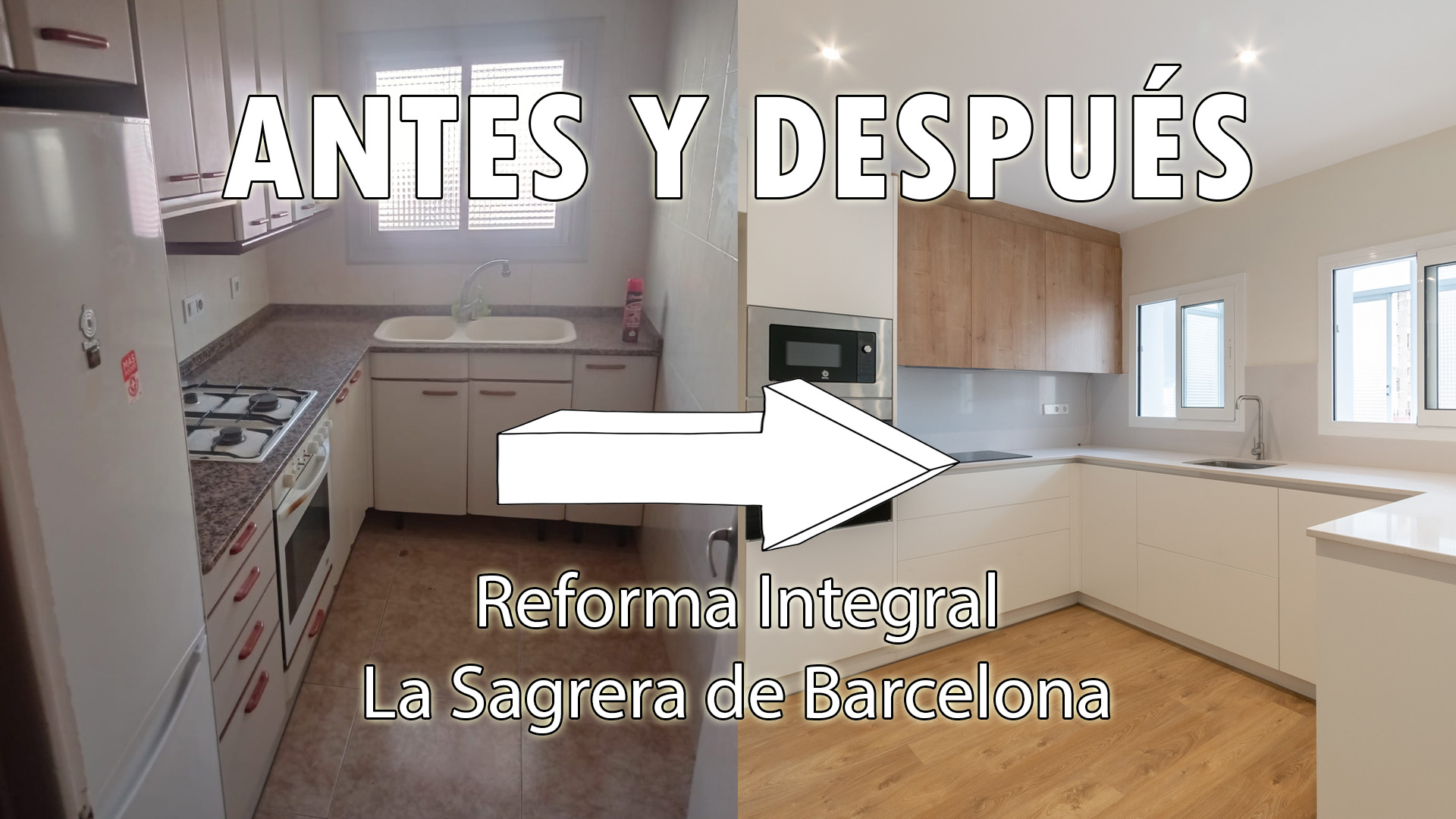 Antes y Después: reforma integral en La Sagrera