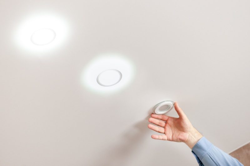 instalar luz ojo buey led
