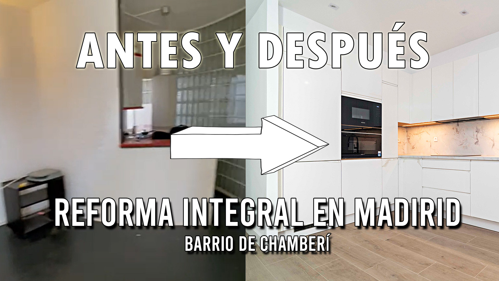 Antes y después: reforma integral en Madrid