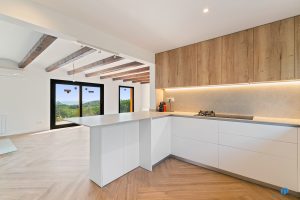 barra de cocina almacenaje