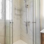 ducha mampara transparente