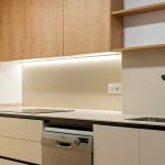 luz led cocina moderna