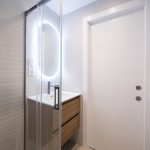 baño puerta corredera